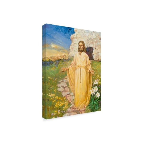 Trademark Fine Art Hal Frenck 'Jesus Has Risen' Canvas Art, 18x24 - ALI35602-C1824GG
