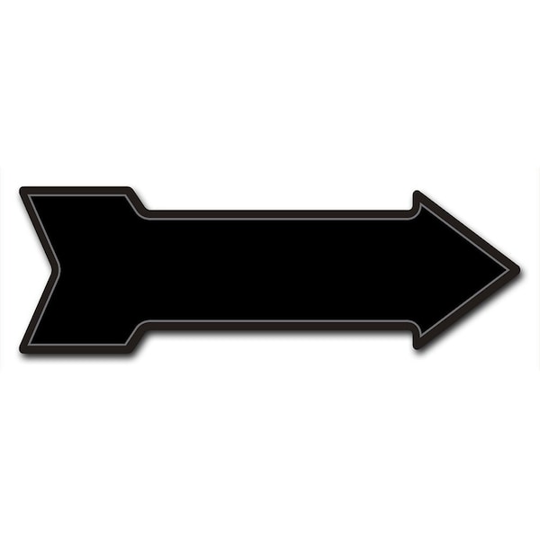 Signmission Black Arrow Decal Funny Home Decor 18in Wide - D-A-999942