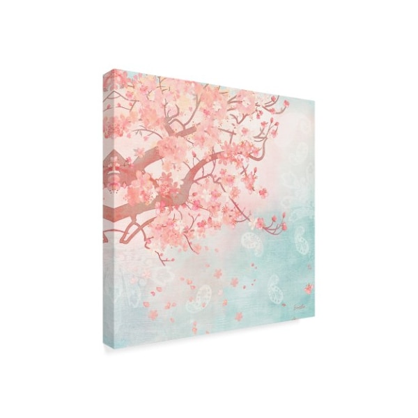 Trademark Fine Art Evelia Designs 'Sweet Cherry Blossoms Iii' Canvas Art, 14x14 - WAG05962-C1414GG