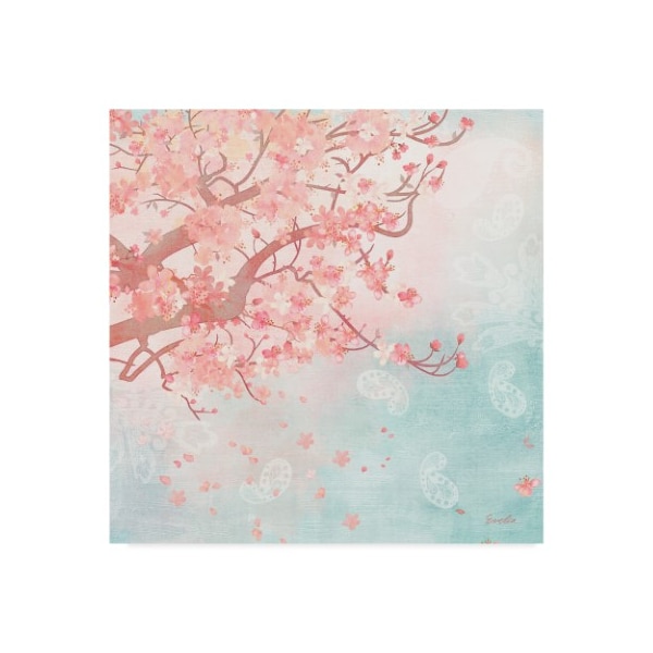 Trademark Fine Art Evelia Designs 'Sweet Cherry Blossoms Iii' Canvas Art, 14x14 - WAG05962-C1414GG