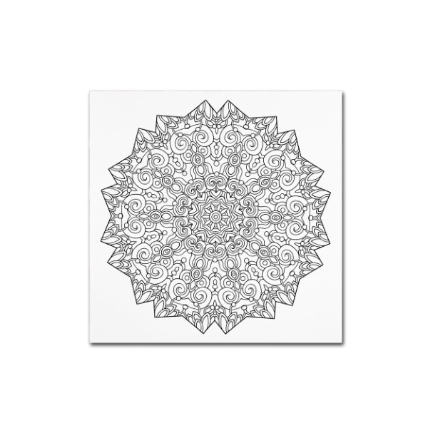 Trademark Fine Art Kathy G. Ahrens 'Calming Mandala' Canvas Art, 14x14 - ALI3355-C1414GG