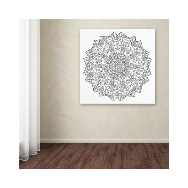 Trademark Fine Art Kathy G. Ahrens 'Calming Mandala' Canvas Art, 14x14 - ALI3355-C1414GG