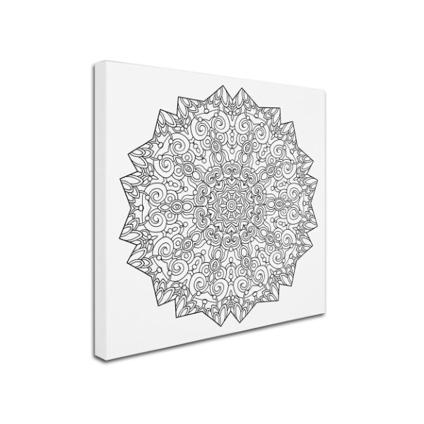 Trademark Fine Art Kathy G. Ahrens 'Calming Mandala' Canvas Art, 14x14 - ALI3355-C1414GG