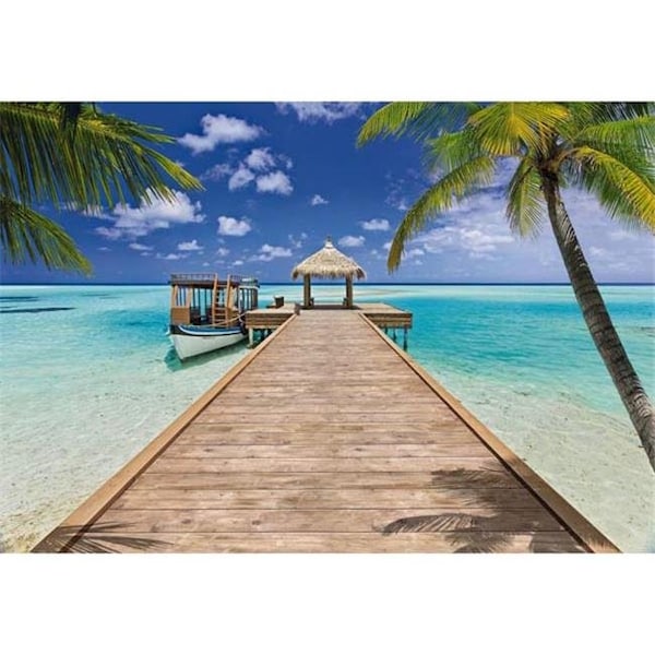 Brewster Home Fashions Brewster Home Fashions 8-921 Beach Resort Wall Mural - 100 in. - 8-921