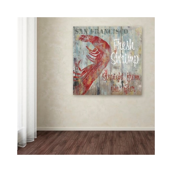 Trademark Fine Art Color Bakery 'Restaurant Seafood I' Canvas Art, 24x24 - ALI4469-C2424GG