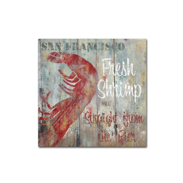 Trademark Fine Art Color Bakery 'Restaurant Seafood I' Canvas Art, 24x24 - ALI4469-C2424GG