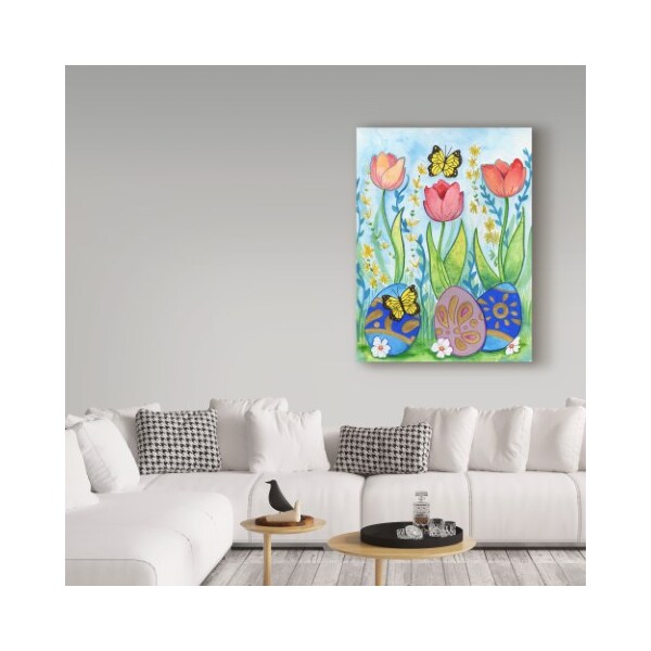Trademark Fine Art Valarie Wade 'Egg Hunt' Canvas Art, 35x47 - ALI33627-C3547GG