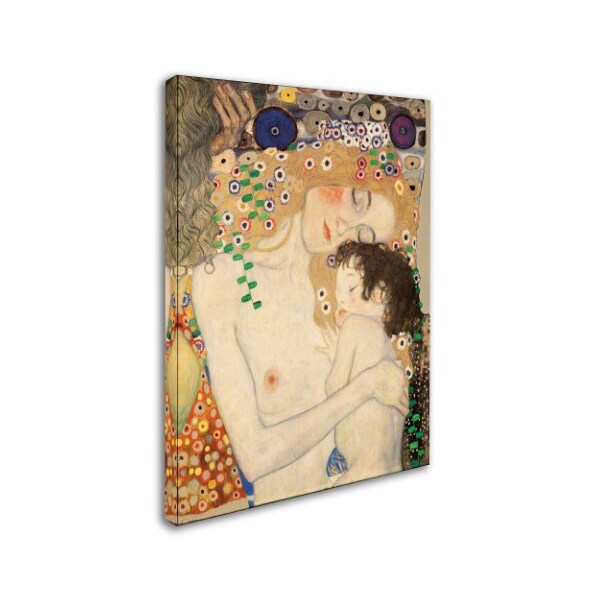 Trademark Fine Art Gustav Klimt 'Three Ages' Canvas Art, 14x19 - ALI10069-C1419GG