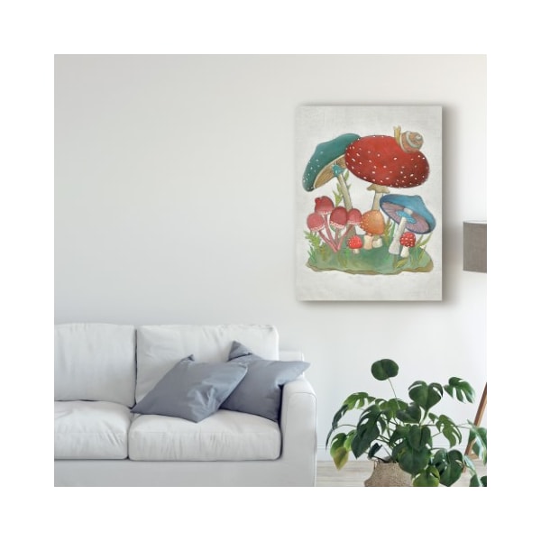 Trademark Fine Art Chariklia Zarris 'Mushroom Collection I' Canvas Art, 18x24 - WAG07148-C1824GG