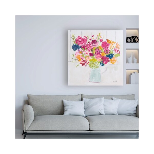 Trademark Fine Art Farida Zaman 'Bouquet for You Bright' Canvas Art, 18x18 - WAP11473-C1818GG