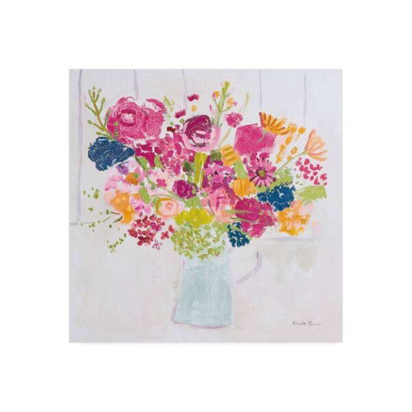 Trademark Fine Art Farida Zaman 'Bouquet for You Bright' Canvas Art, 18x18 - WAP11473-C1818GG