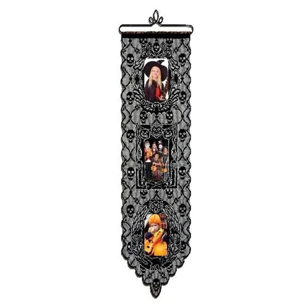 Heritage Lace Heritage Lace WH-76B Spooky Pictures Wall Hanging - Black - WH-76B