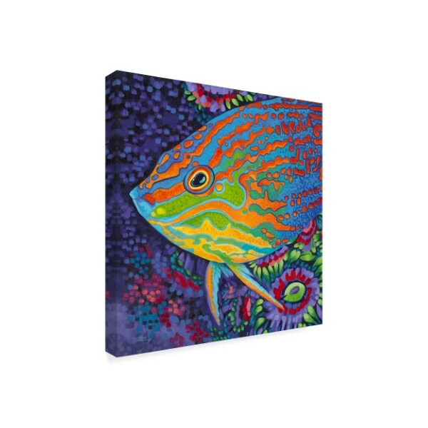 Trademark Fine Art Carolee Vitaletti 'Brilliant Tropical Fish I' Canvas Art, 18x18 - WAG03553-C1818GG