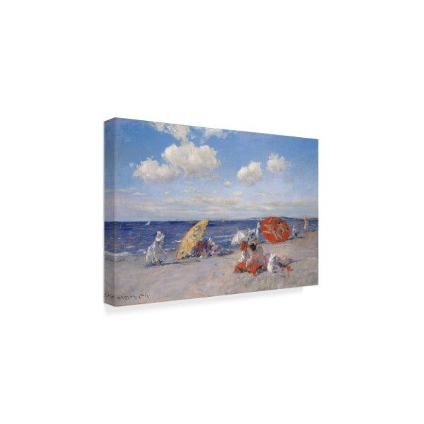 Trademark Fine Art William Merritt Chase 'At the Seaside 1892 ' Canvas Art, 12x19 - BL01639-C1219GG