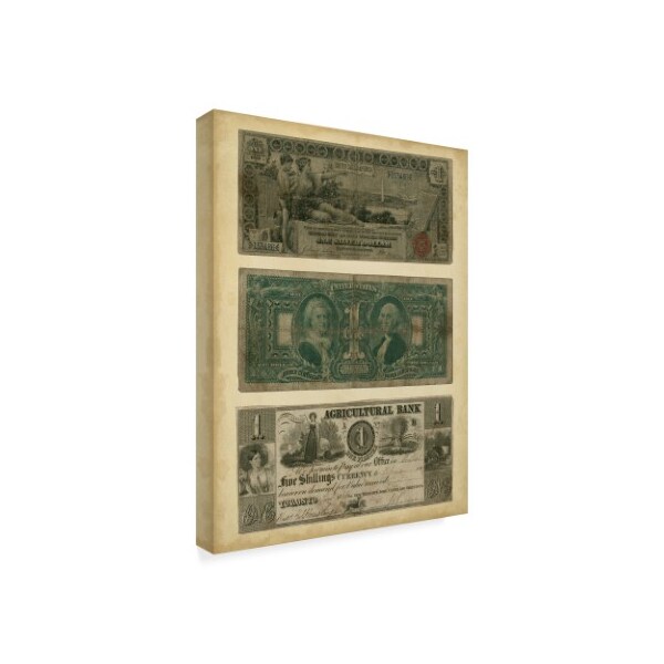 Trademark Fine Art Vision Studio 'Antique Currency V' Canvas Art, 14x19 - WAG04023-C1419GG