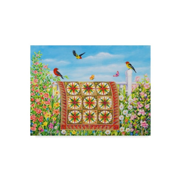 Trademark Fine Art Vessela G. 'New Day Quilt' Canvas Art, 14x19 - ALI42384-C1419GG