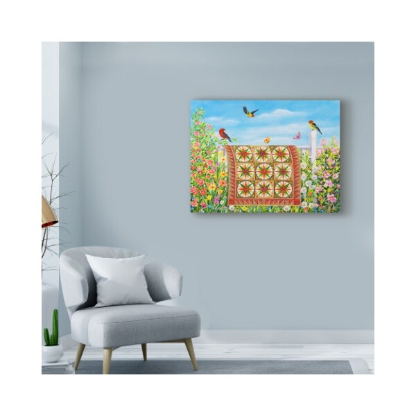 Trademark Fine Art Vessela G. 'New Day Quilt' Canvas Art, 14x19 - ALI42384-C1419GG