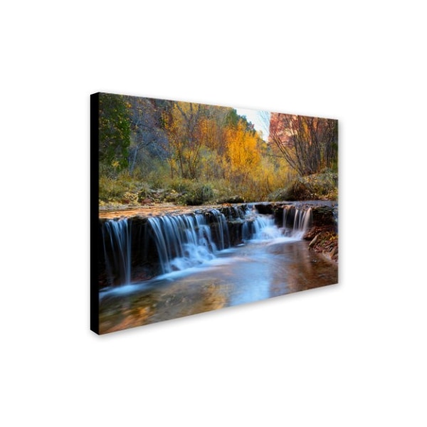 Trademark Fine Art Pierre Leclerc 'Zion Autumn' Canvas Art, 16x24 - PL0079-C1624GG