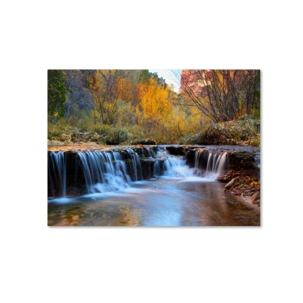 Trademark Fine Art Pierre Leclerc 'Zion Autumn' Canvas Art, 16x24 - PL0079-C1624GG