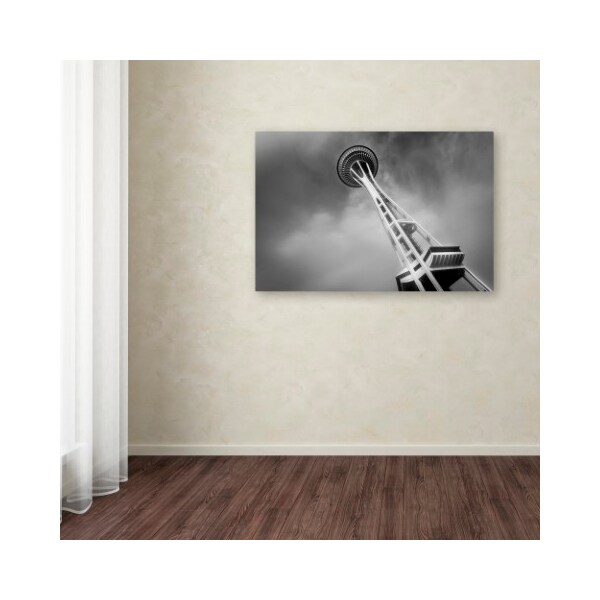 Trademark Fine Art Yale Gurney 'Seattle's Space Needle' Canvas Art, 22x32 - YG7230-C2232GG