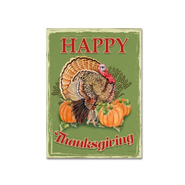 Trademark Fine Art Jean Plout 'Thanksgiving 9' Canvas Art, 14x19 - ALI17418-C1419GG