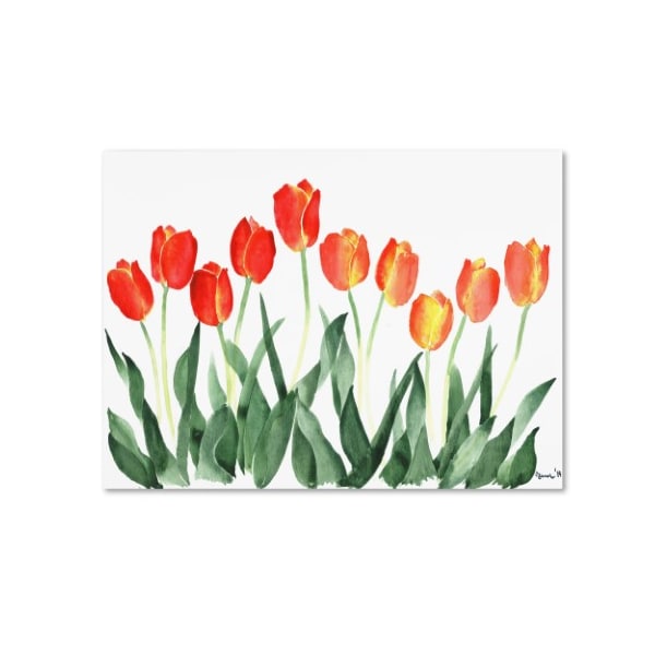 Trademark Fine Art Nicky Kumar 'Tulips' Canvas Art, 35x47 - ALI12547-C3547GG