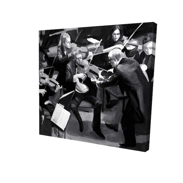 Begin Home Decor 16 x 16 in. Symphony Orchestra Performing-Print on Canvas - 2080-1616-MU34