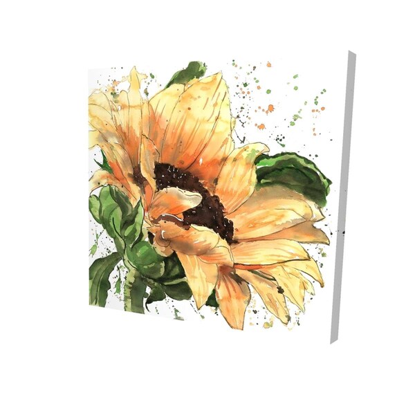 Fondo 16 x 16 in. Sunflower In Bloom-Print on Canvas - FO2789112