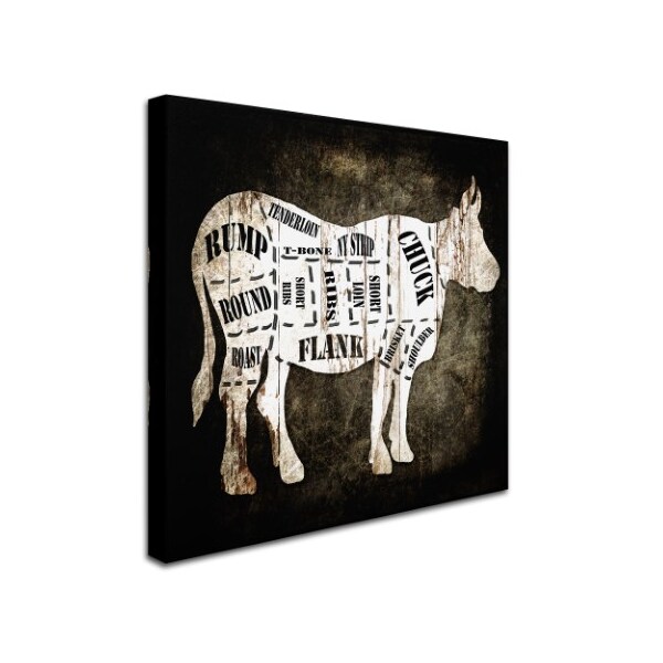 Trademark Fine Art LightBoxJournal 'Butcher Shop II' Canvas Art, 35x35 - ALI10274-C3535GG