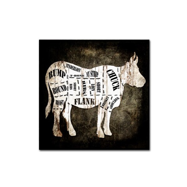 Trademark Fine Art LightBoxJournal 'Butcher Shop II' Canvas Art, 35x35 - ALI10274-C3535GG