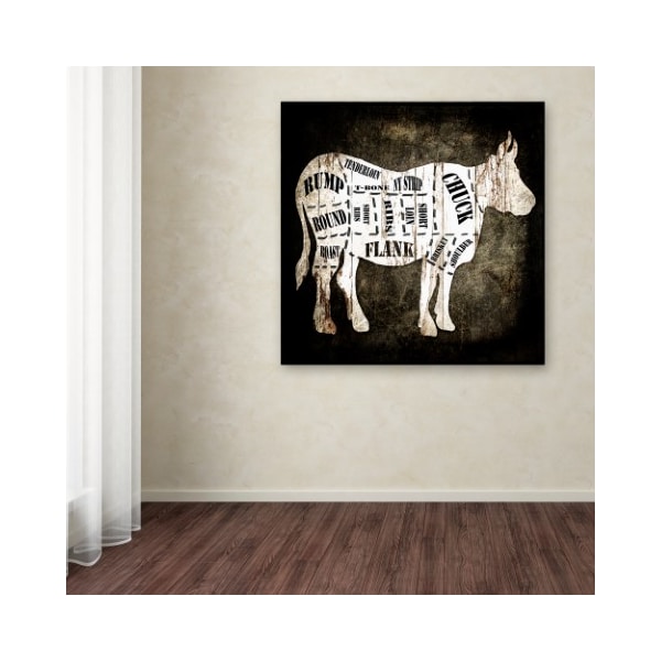 Trademark Fine Art LightBoxJournal 'Butcher Shop II' Canvas Art, 35x35 - ALI10274-C3535GG