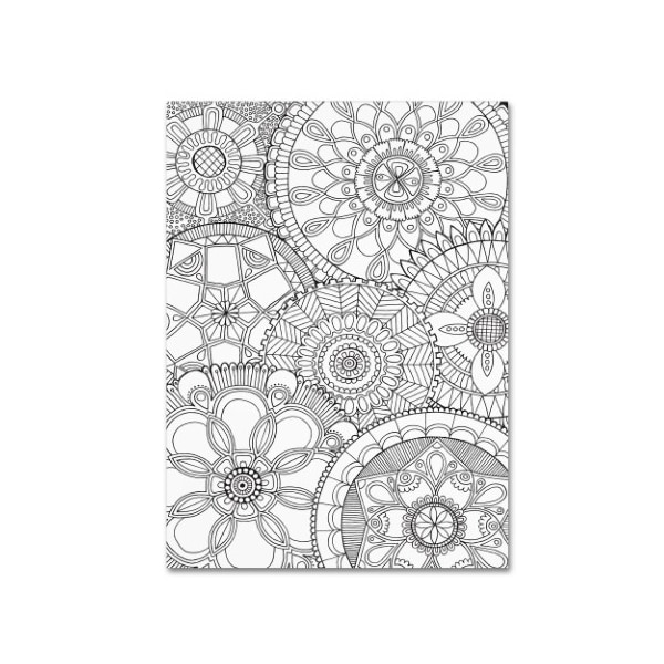 Trademark Fine Art Hello Angel 'Family Mandalas' Canvas Art, 14x19 - ALI2844-C1419GG