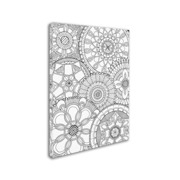 Trademark Fine Art Hello Angel 'Family Mandalas' Canvas Art, 14x19 - ALI2844-C1419GG