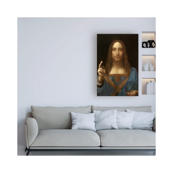 Trademark Fine Art Leonardo Da Vinci 'Salvator Mundi' Canvas Art, 22x32 - IC00618-C2232GG