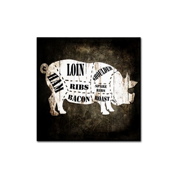 Trademark Fine Art LightBoxJournal 'Butcher Shop I' Canvas Art, 24x24 - ALI10273-C2424GG