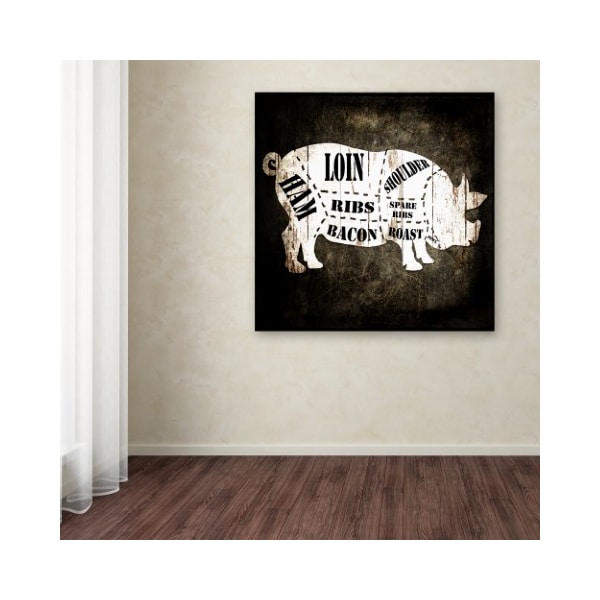 Trademark Fine Art LightBoxJournal 'Butcher Shop I' Canvas Art, 24x24 - ALI10273-C2424GG