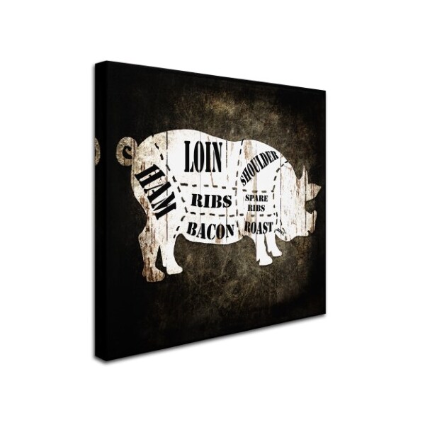 Trademark Fine Art LightBoxJournal 'Butcher Shop I' Canvas Art, 24x24 - ALI10273-C2424GG