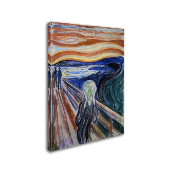 Trademark Fine Art Edvard Munch 'The Scream' Canvas Art, 35x47 - AA01292-C3547GG