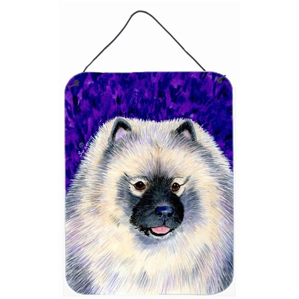 Carolines Treasures Keeshond Aluminium Metal Wall Or Door Hanging Prints - SS8691DS1216