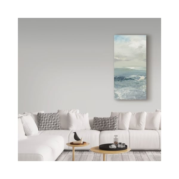 Trademark Fine Art Julia Purinton 'Waves Ii Muted' Canvas Art, 24x47 - WAP04697-C2447GG