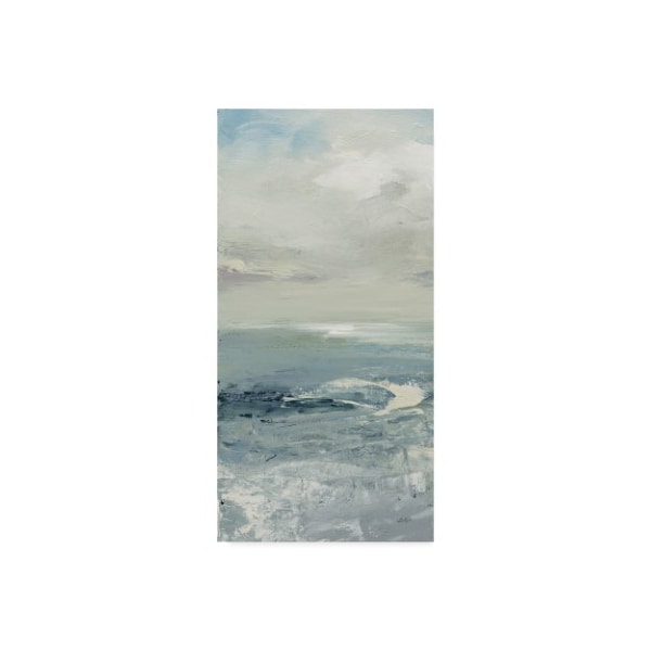 Trademark Fine Art Julia Purinton 'Waves Ii Muted' Canvas Art, 24x47 - WAP04697-C2447GG