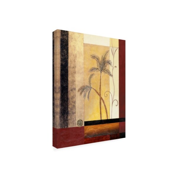 Trademark Fine Art Pablo Esteban 'Palm Tree Painting' Canvas Art, 18x24 - ALI46183-C1824GG