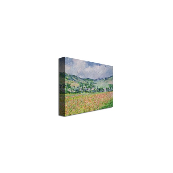 Trademark Fine Art Claude Monet 'THe Poppy Field near Giverny' Canvas Art, 35x47 - BL0381-C3547GG