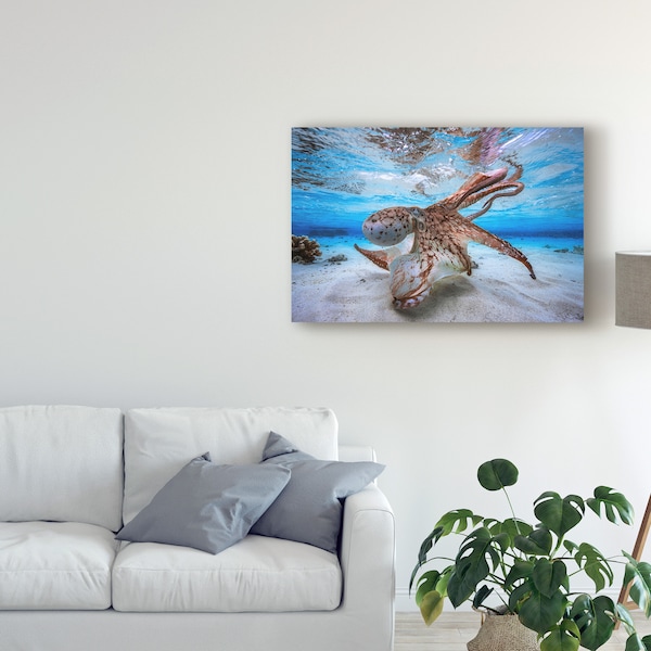 Trademark Fine Art Barathieu Gabriel 'Dancing Octopus' Canvas Art, 22x32 - 1X07855-C2232GG