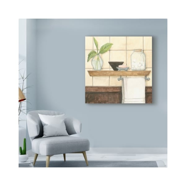 Trademark Fine Art Megan Meagher 'Contemporary Bath Iv' Canvas Art, 14x14 - WAG01693-C1414GG
