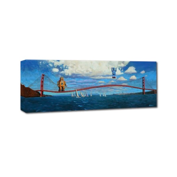 Trademark Fine Art Eric Joyner 'The Golden Gate' Canvas Art, 16x47 - ALI1027-C1647GG