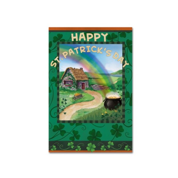 Trademark Fine Art Fiona Stokes-Gilbert 'St. Patrick's Day' Canvas Art, 16x24 - ALI13517-C1624GG