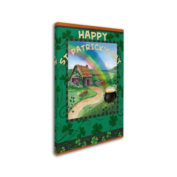 Trademark Fine Art Fiona Stokes-Gilbert 'St. Patrick's Day' Canvas Art, 16x24 - ALI13517-C1624GG