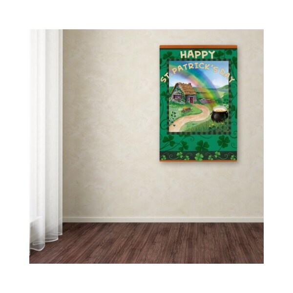 Trademark Fine Art Fiona Stokes-Gilbert 'St. Patrick's Day' Canvas Art, 16x24 - ALI13517-C1624GG