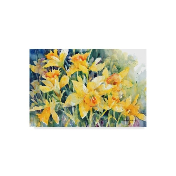 Trademark Fine Art Annelein Beukenkamp 'Daffodil Party' Canvas Art, 16x24 - ALI38180-C1624GG